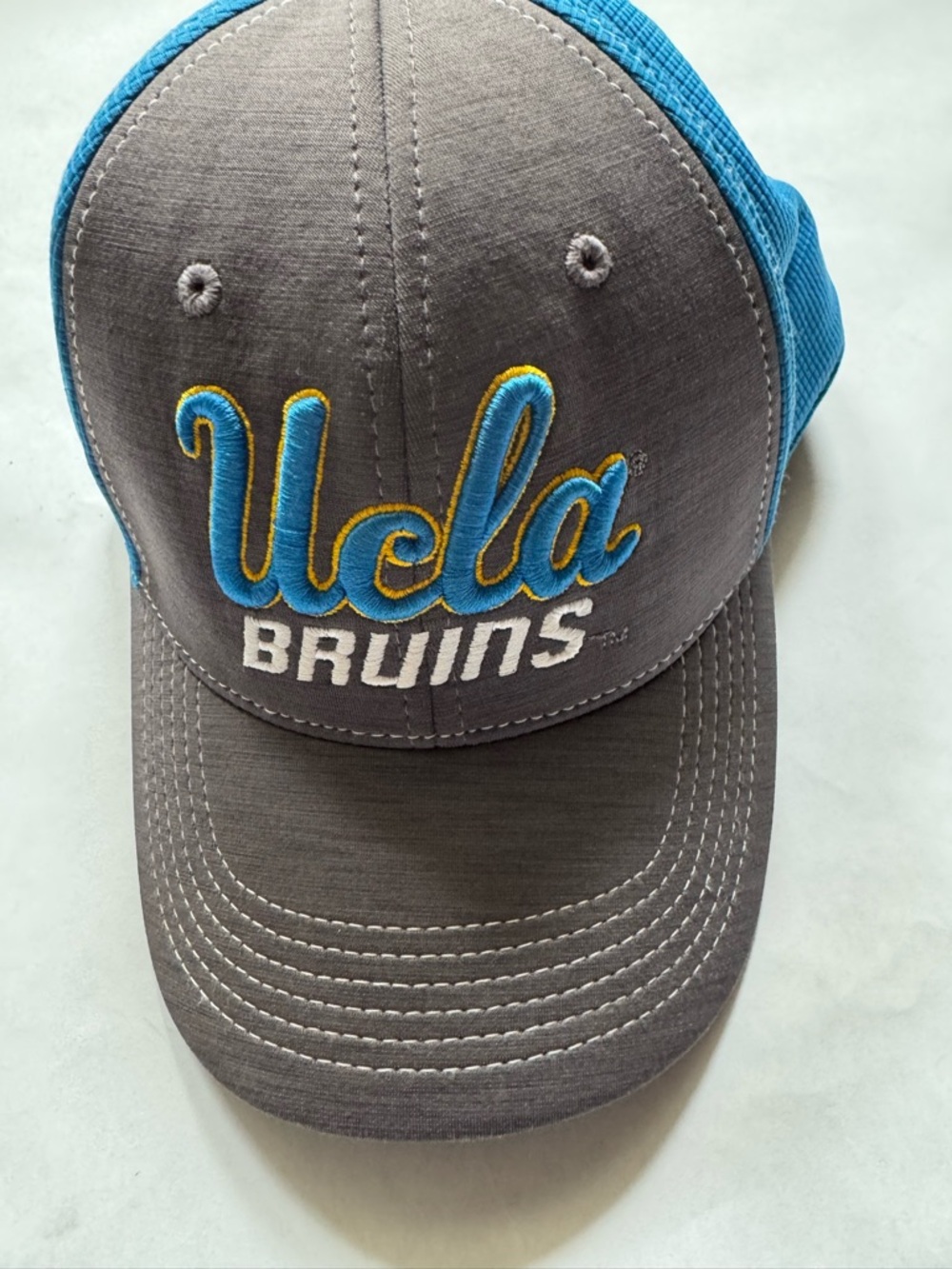UCLA Bruins Mesh Back Trucker Hat - Gray & Blue